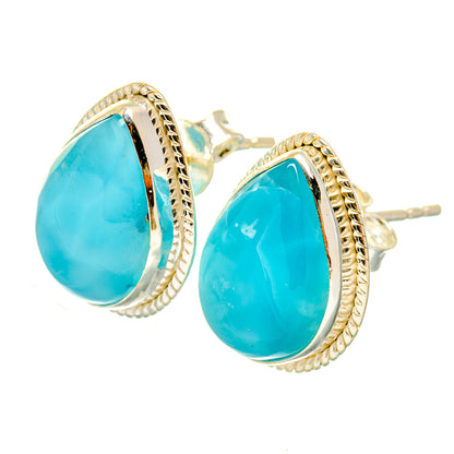 Larimar Earrings handcrafted by Ana Silver Co - EARR419716