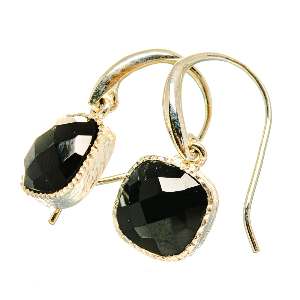 Black Onyx Earrings handcrafted by Ana Silver Co - EARR419719