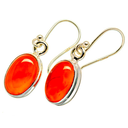 Carnelian Earrings handcrafted by Ana Silver Co - EARR419723
