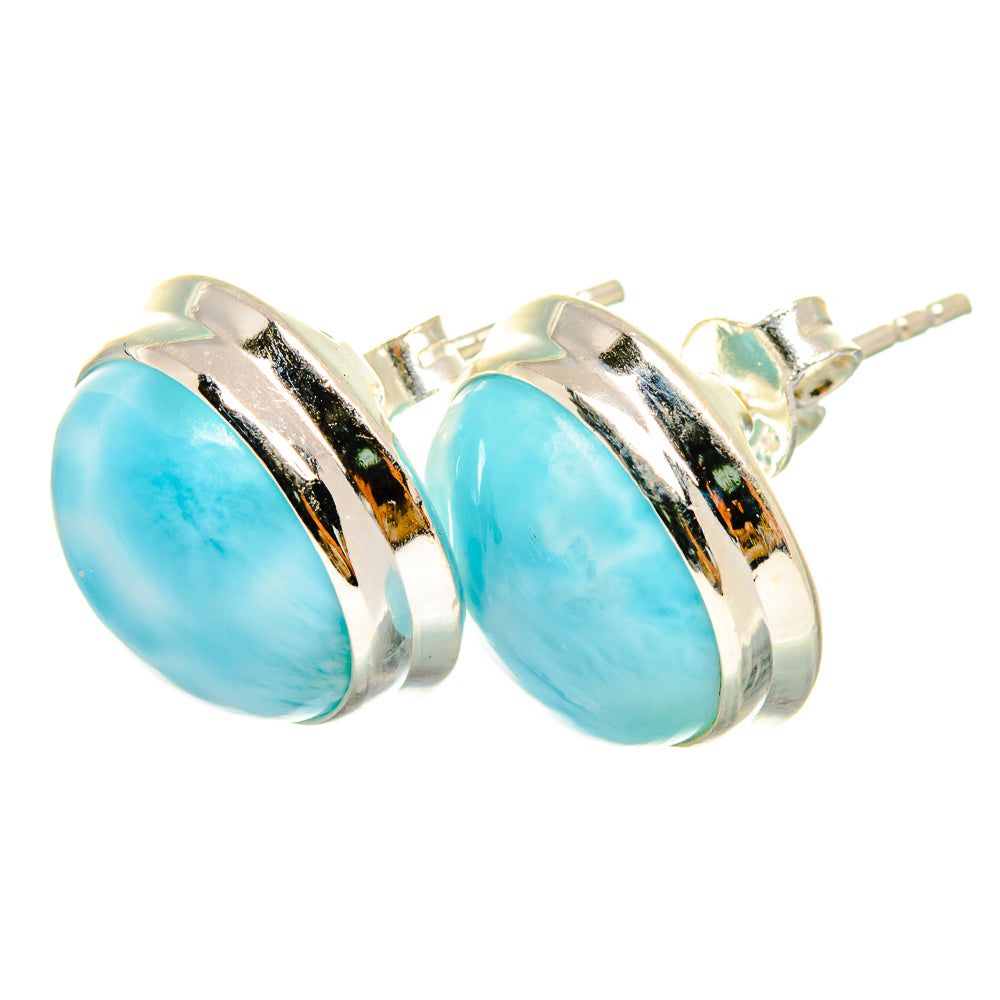 Larimar Earrings handcrafted by Ana Silver Co - EARR419737