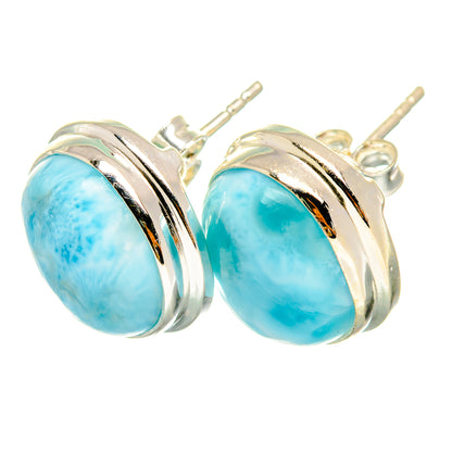 Larimar Earrings handcrafted by Ana Silver Co - EARR419740