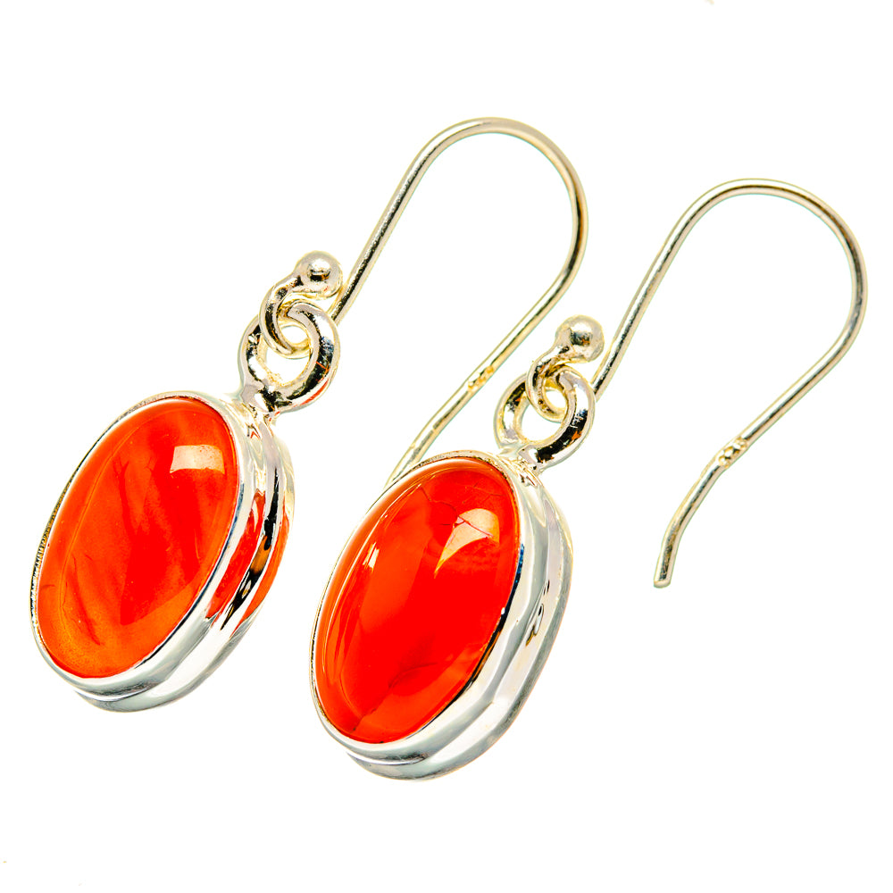 Carnelian Earrings handcrafted by Ana Silver Co - EARR419741