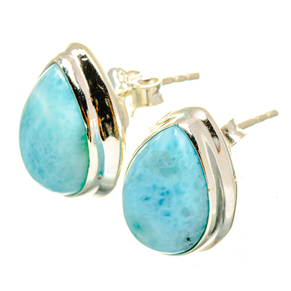 Larimar Earrings handcrafted by Ana Silver Co - EARR419742