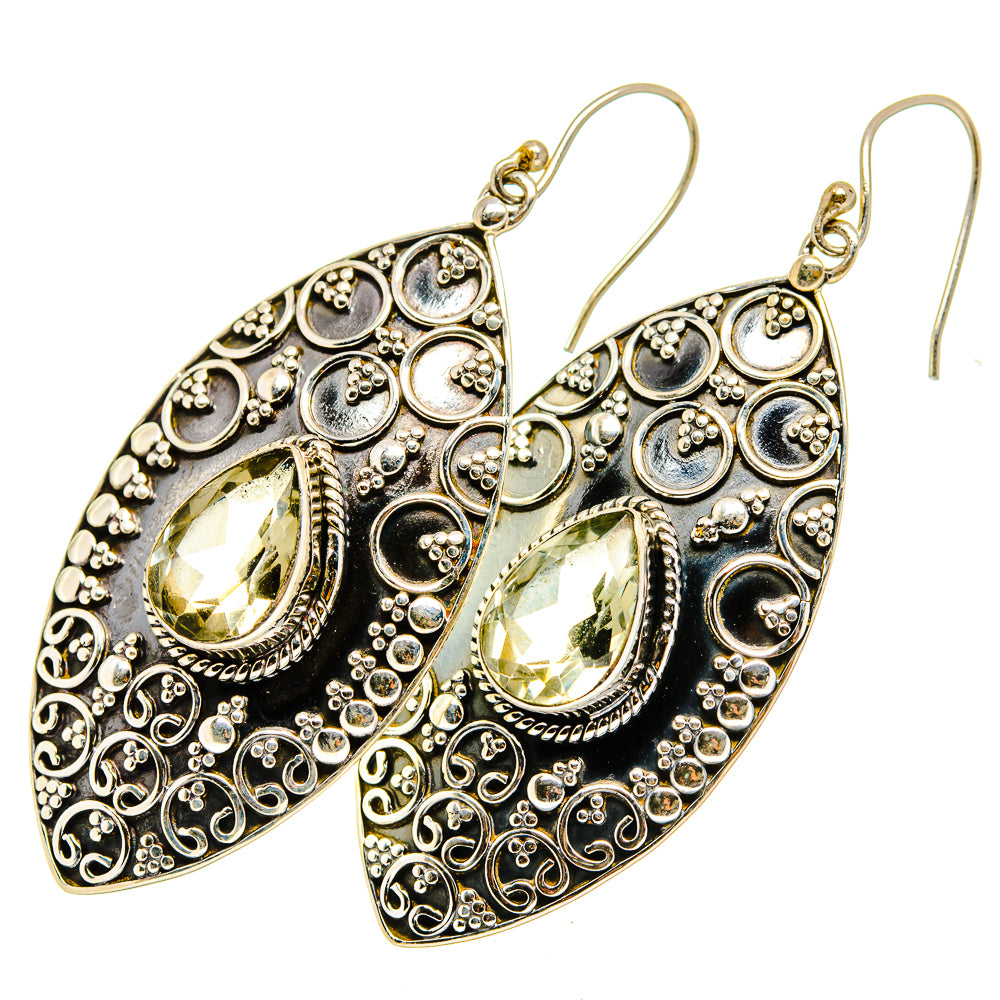 Citrine Earrings handcrafted by Ana Silver Co - EARR419767