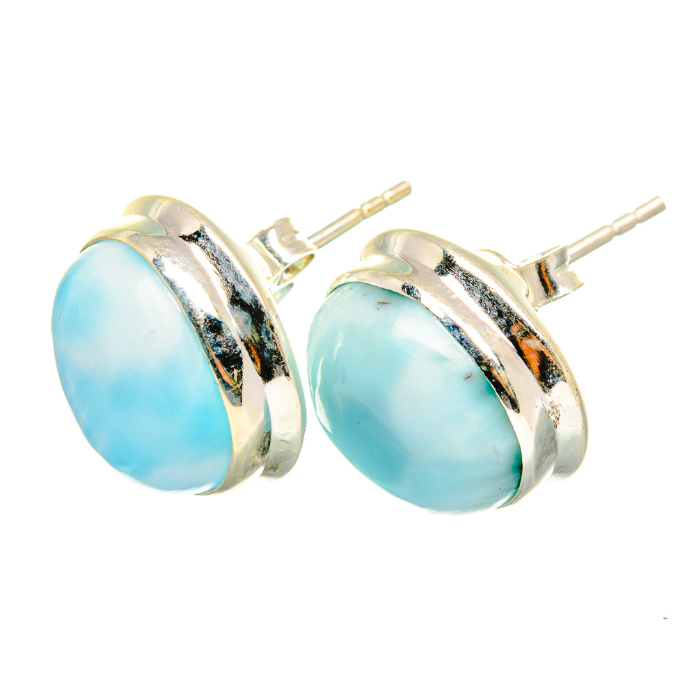 Larimar Earrings handcrafted by Ana Silver Co - EARR419769