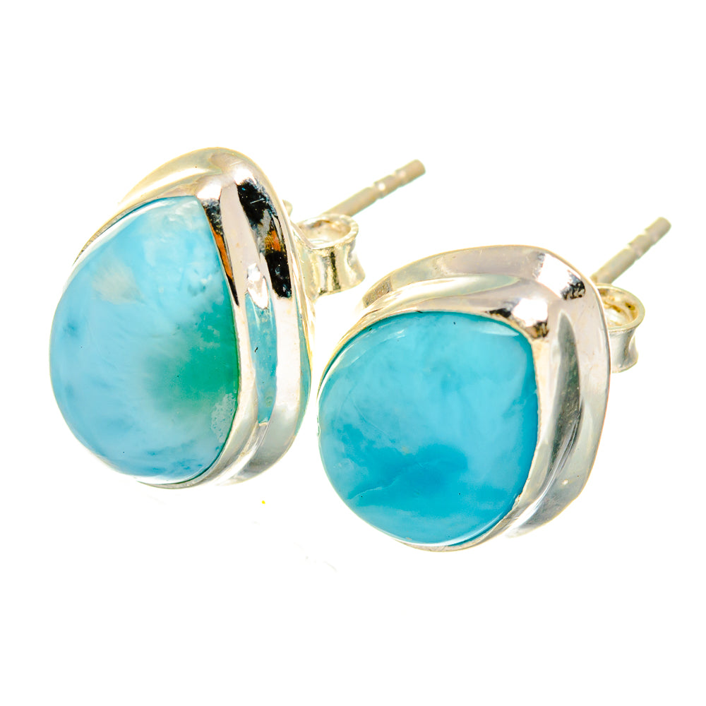Larimar Earrings handcrafted by Ana Silver Co - EARR419776
