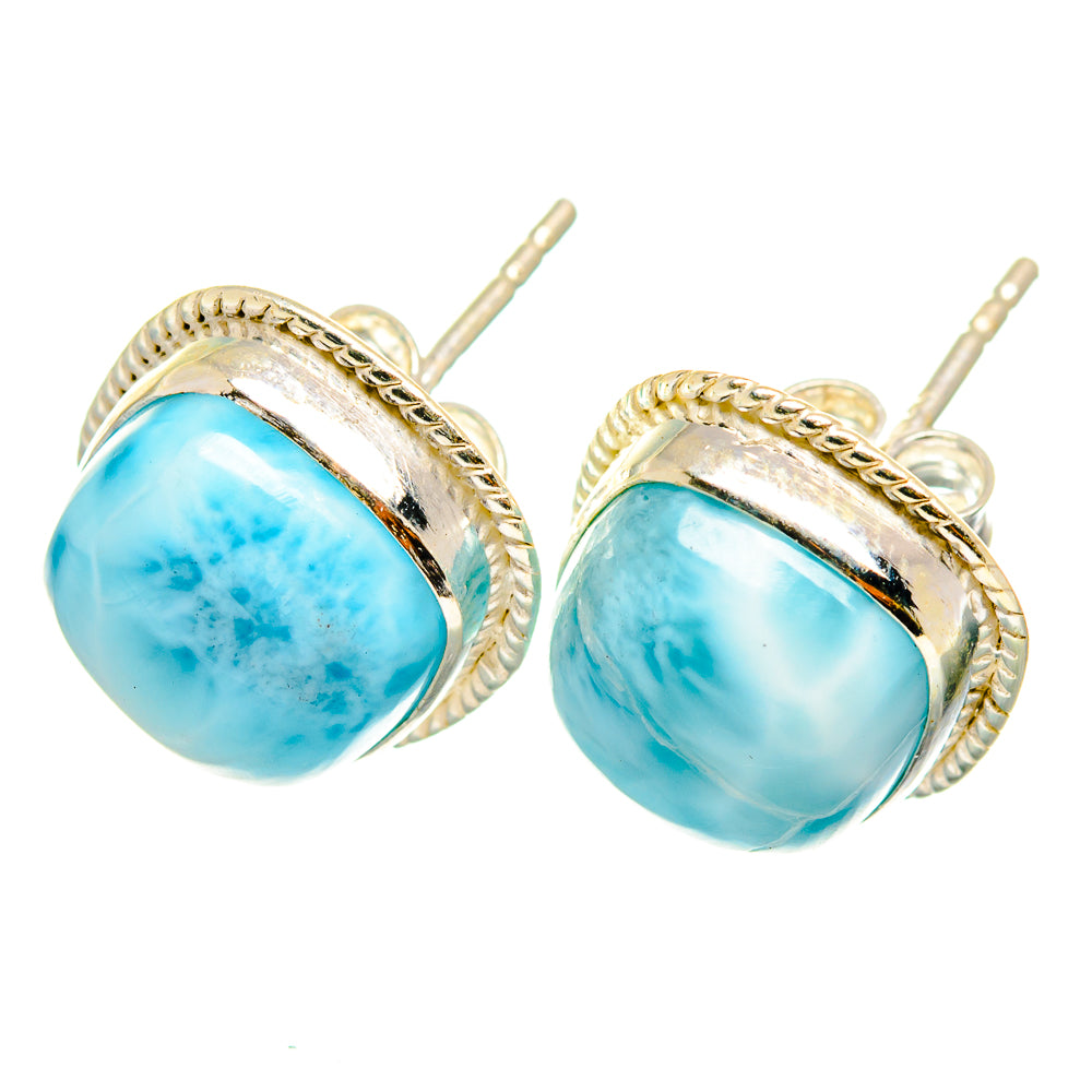 Larimar Earrings handcrafted by Ana Silver Co - EARR419782