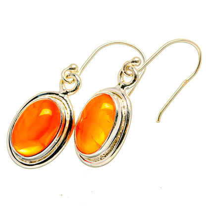 Carnelian Earrings handcrafted by Ana Silver Co - EARR419788
