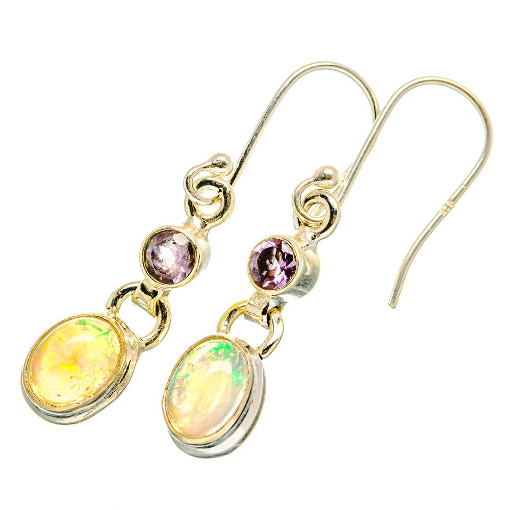 Ethiopian Opal Earrings handcrafted by Ana Silver Co - EARR419790