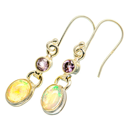 Ethiopian Opal Earrings handcrafted by Ana Silver Co - EARR419790