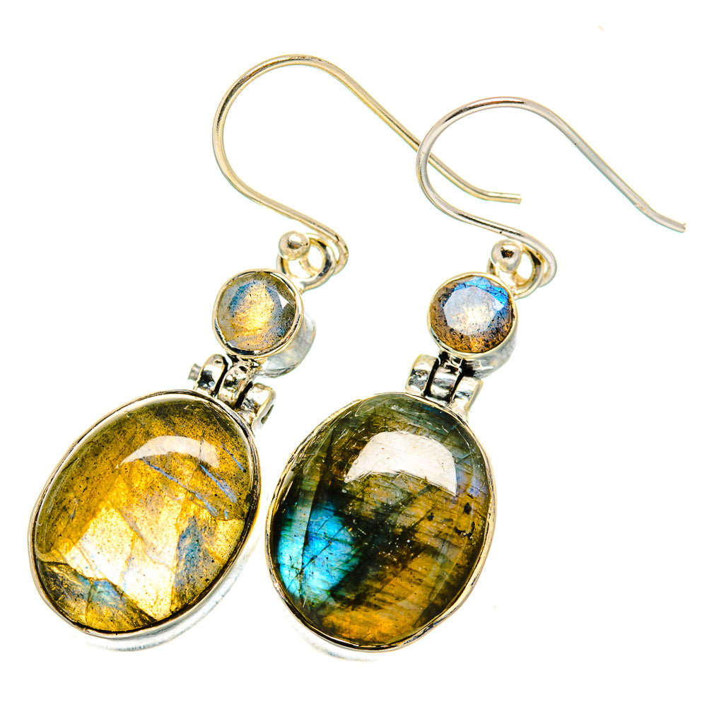 Labradorite Earrings handcrafted by Ana Silver Co - EARR419802