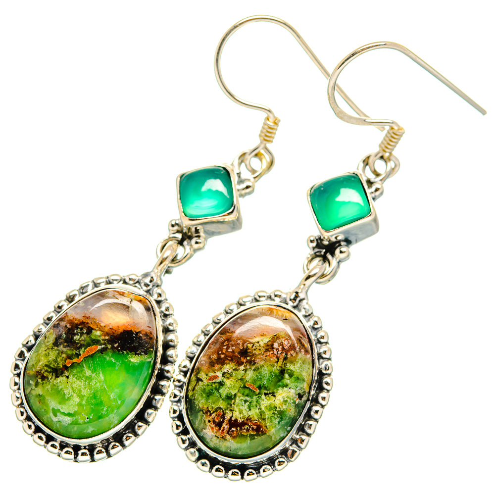 Rainforest Opal Earrings handcrafted by Ana Silver Co - EARR419807