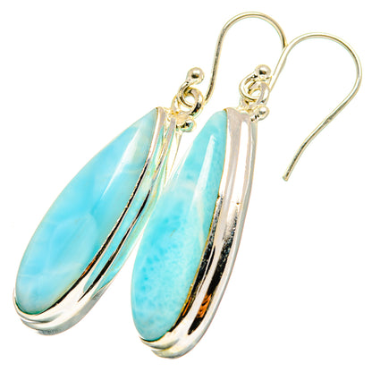 Larimar Earrings handcrafted by Ana Silver Co - EARR419813