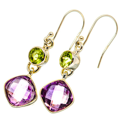Amethyst Earrings handcrafted by Ana Silver Co - EARR419815