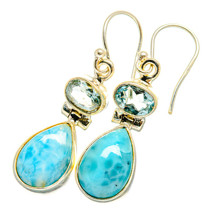 Larimar Earrings handcrafted by Ana Silver Co - EARR419825