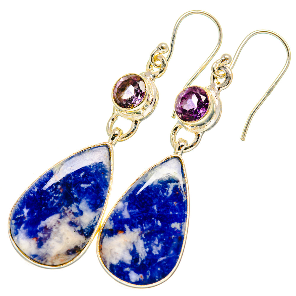 Sodalite Earrings handcrafted by Ana Silver Co - EARR419830