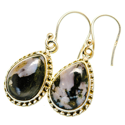 Gabbro Stone Earrings handcrafted by Ana Silver Co - EARR419832