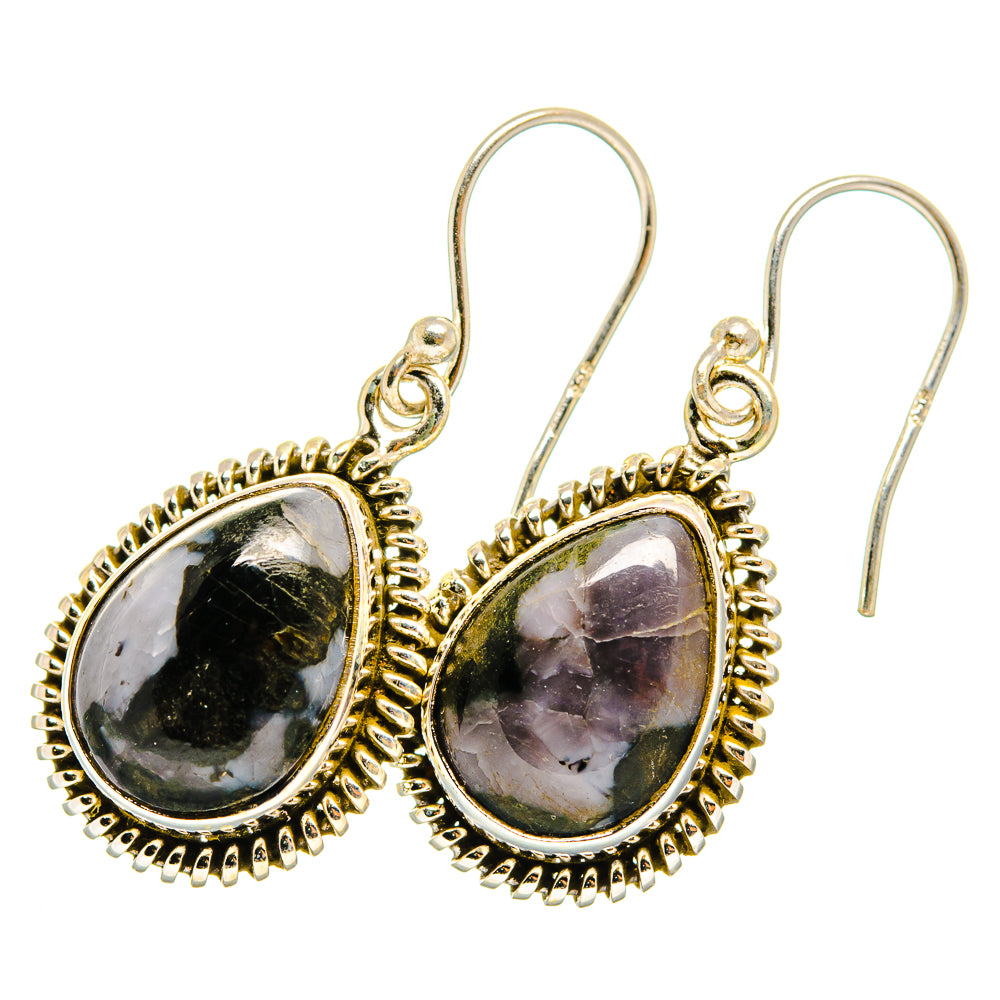 Gabbro Stone Earrings handcrafted by Ana Silver Co - EARR419837