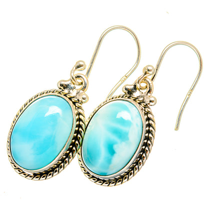 Larimar Earrings handcrafted by Ana Silver Co - EARR419840