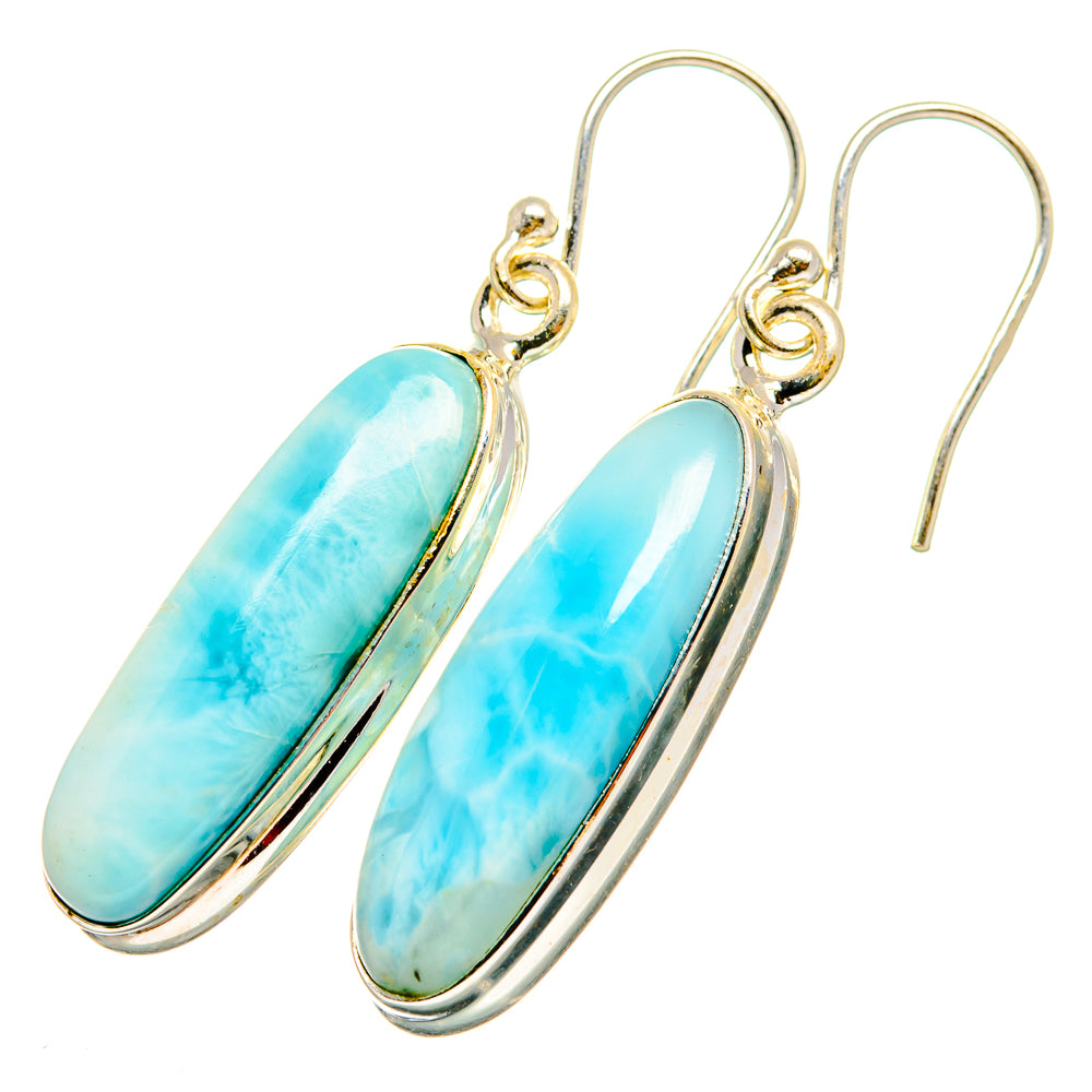 Larimar Earrings handcrafted by Ana Silver Co - EARR419846