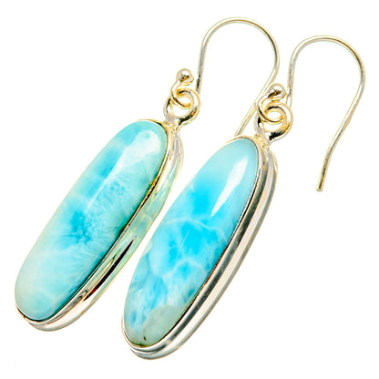 Larimar Earrings handcrafted by Ana Silver Co - EARR419846