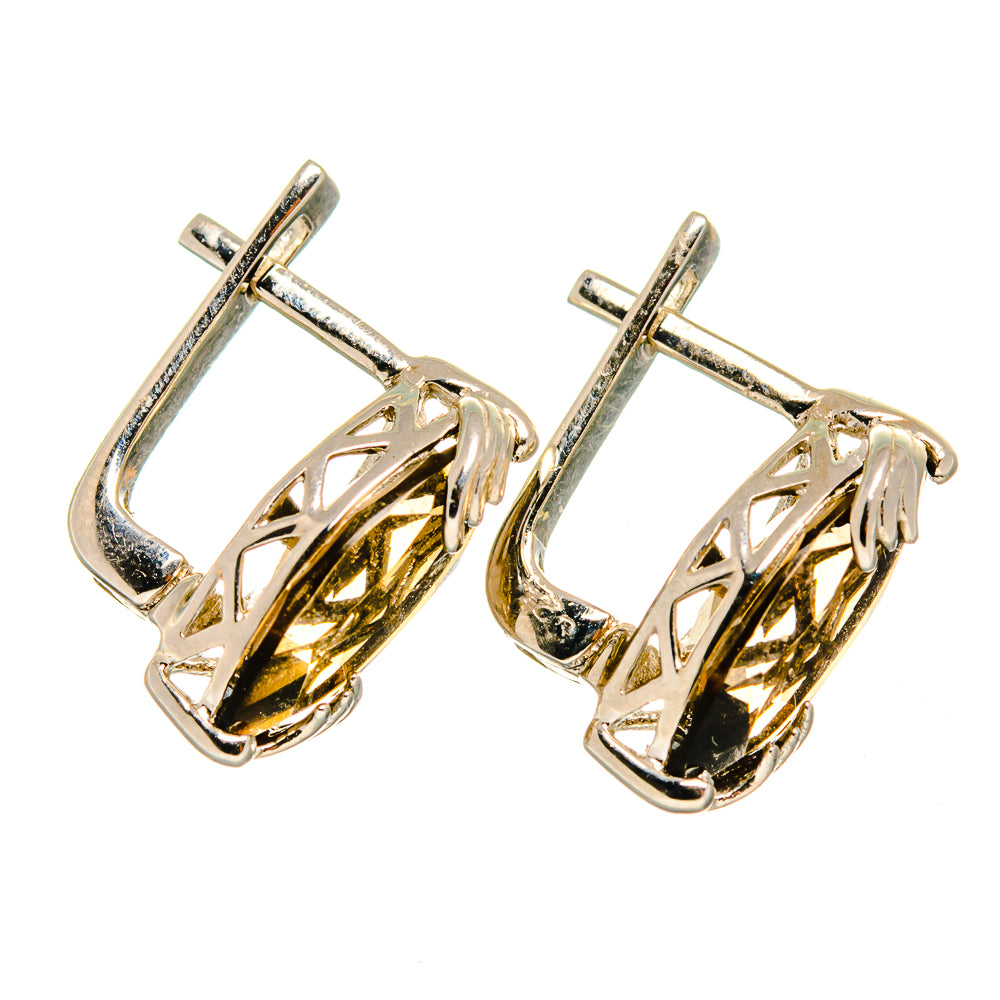 Smoky Quartz Earrings handcrafted by Ana Silver Co - EARR419848