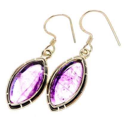 Amethyst Earrings handcrafted by Ana Silver Co - EARR419851