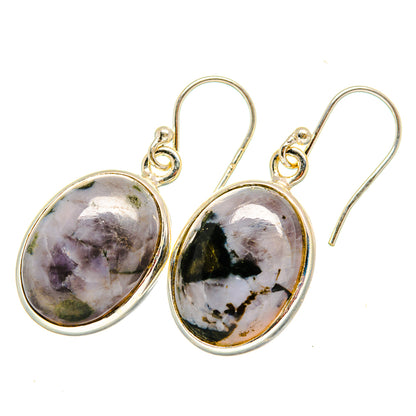 Gabbro Stone Earrings handcrafted by Ana Silver Co - EARR419859 - Photo 2