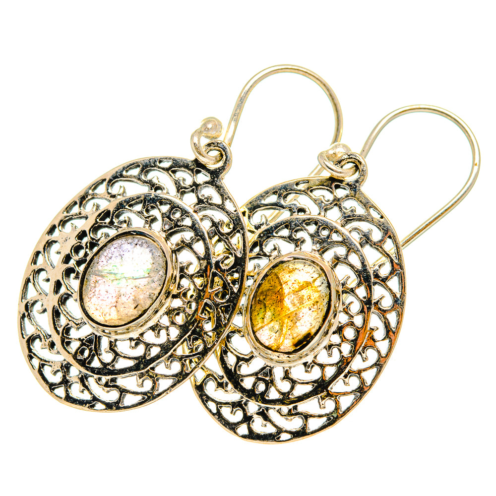 Labradorite Earrings handcrafted by Ana Silver Co - EARR419867