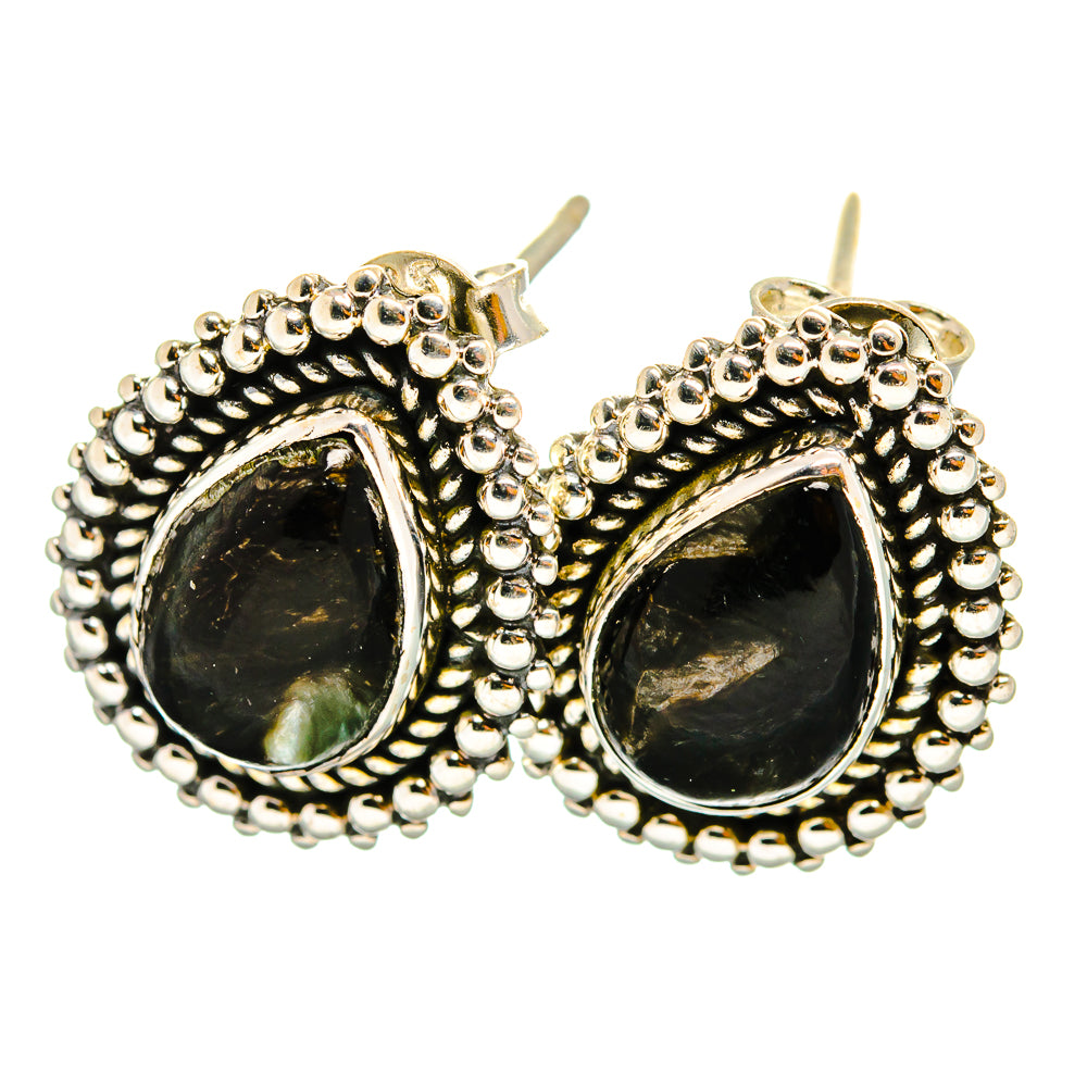 Seraphinite Earrings handcrafted by Ana Silver Co - EARR419869