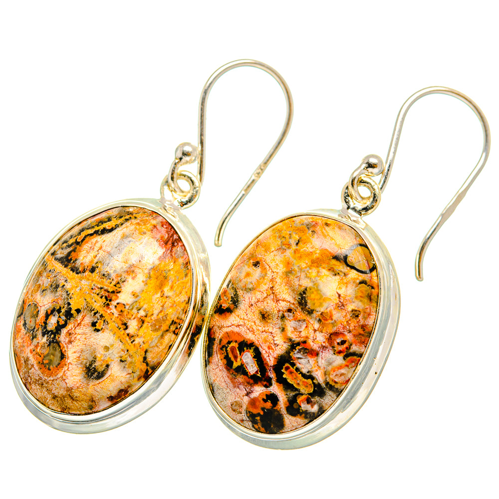 Poppy Jasper Earrings handcrafted by Ana Silver Co - EARR419881