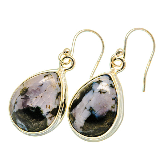 Gabbro Stone Earrings handcrafted by Ana Silver Co - EARR419882