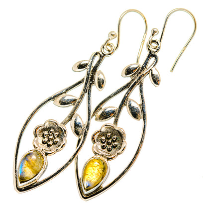 Labradorite Earrings handcrafted by Ana Silver Co - EARR419887