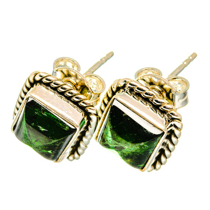 Green Tourmaline Earrings handcrafted by Ana Silver Co - EARR419897