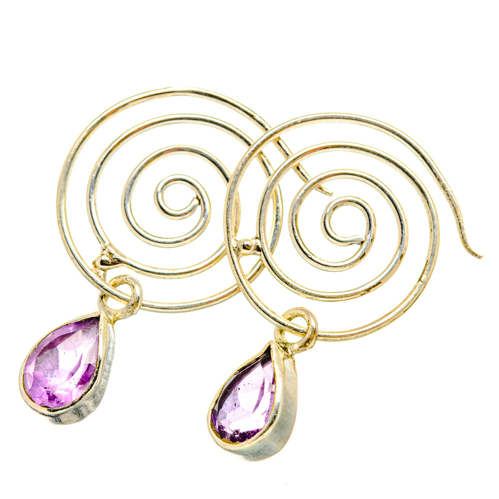 Amethyst Earrings handcrafted by Ana Silver Co - EARR419908