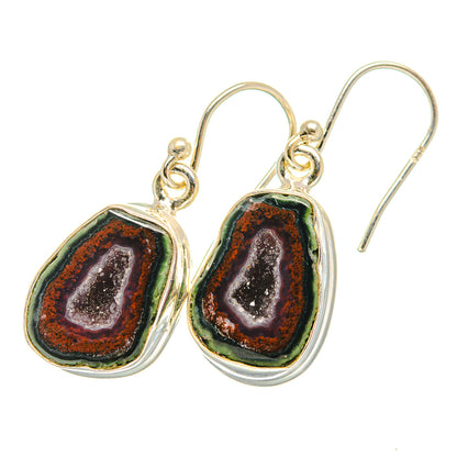 Coconut Geode Druzy Earrings handcrafted by Ana Silver Co - EARR419936