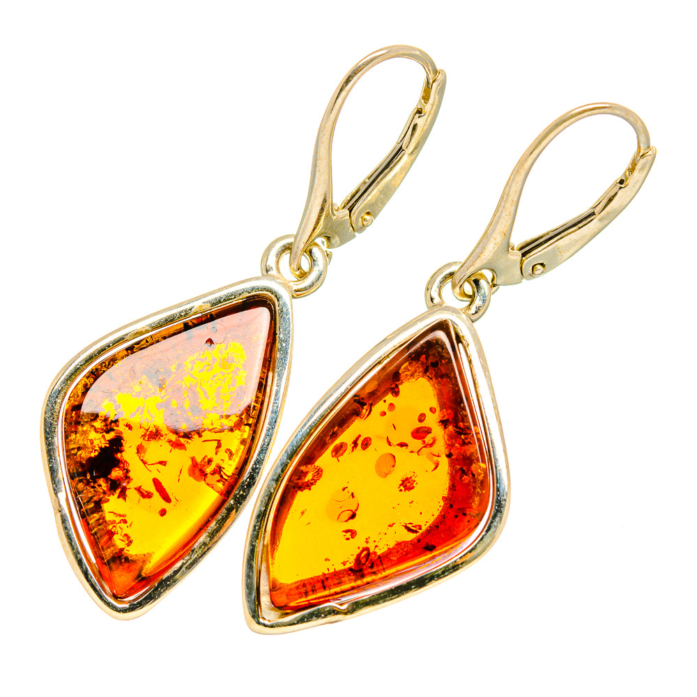 Baltic Amber Earrings handcrafted by Ana Silver Co - EARR419938