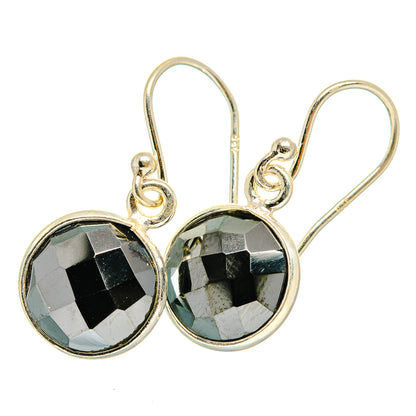 Hematite Earrings handcrafted by Ana Silver Co - EARR419948
