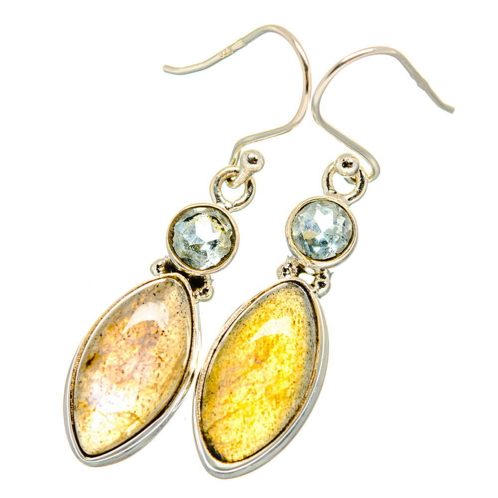 Labradorite Earrings handcrafted by Ana Silver Co - EARR419952