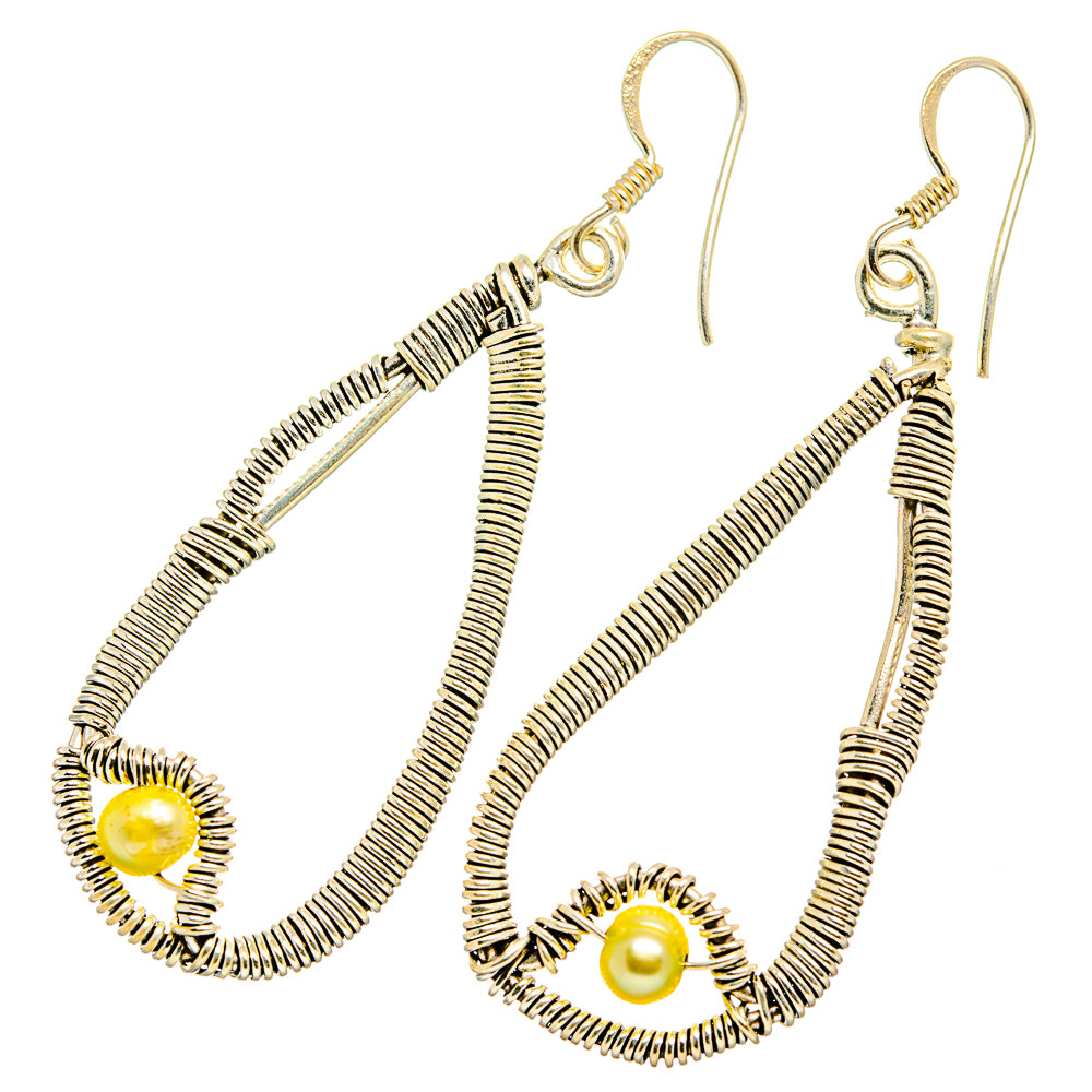 Cultured Pearl Earrings handcrafted by Ana Silver Co - EARR419961