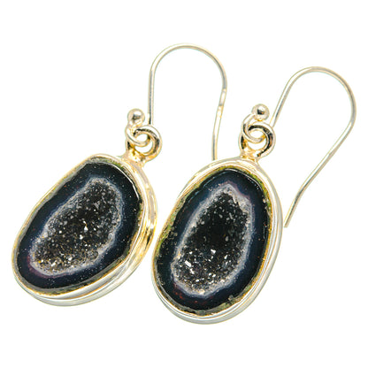 Coconut Geode Druzy Earrings handcrafted by Ana Silver Co - EARR419963