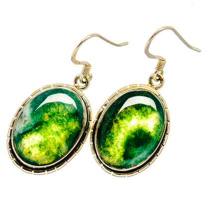 Ocean Jasper Earrings handcrafted by Ana Silver Co - EARR419975