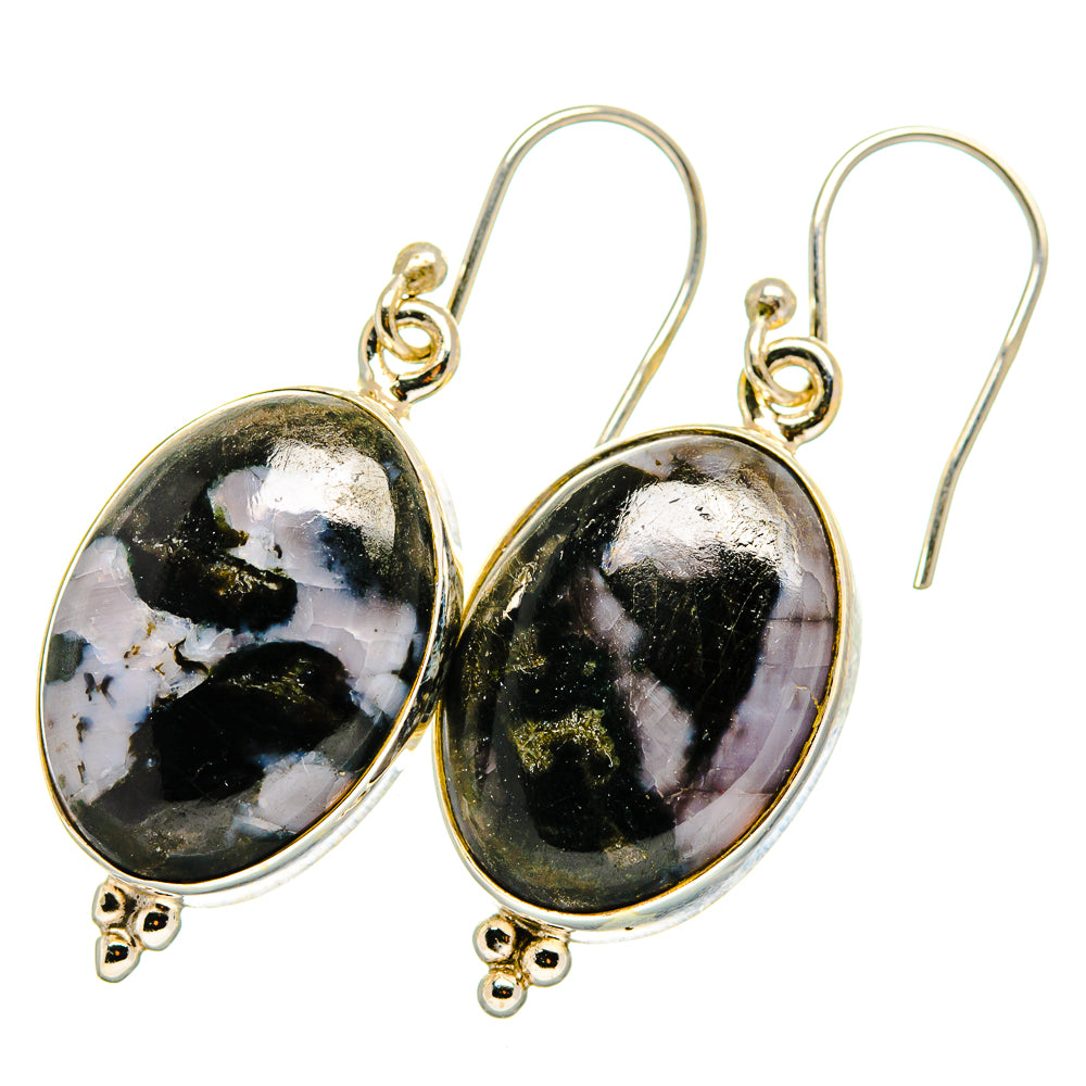 Gabbro Stone Earrings handcrafted by Ana Silver Co - EARR419982