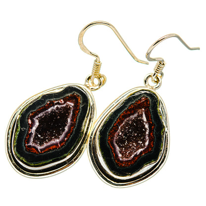 Coconut Geode Druzy Earrings handcrafted by Ana Silver Co - EARR419986