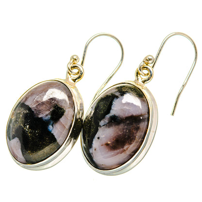 Gabbro Stone Earrings handcrafted by Ana Silver Co - EARR419988 - Photo 2