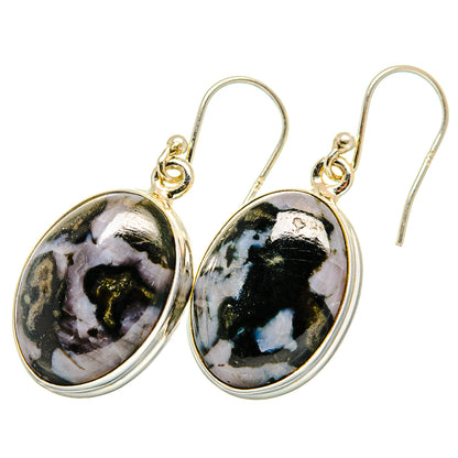 Gabbro Stone Earrings handcrafted by Ana Silver Co - EARR419993