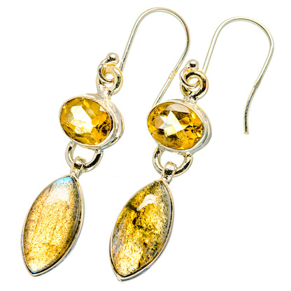 Labradorite Earrings handcrafted by Ana Silver Co - EARR419994