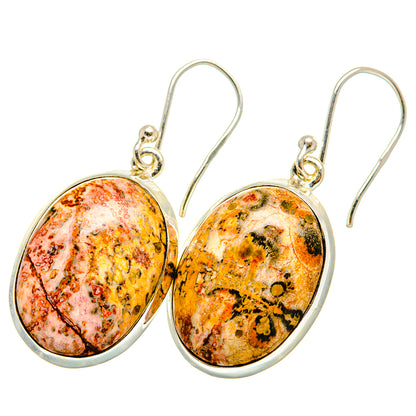 Poppy Jasper Earrings handcrafted by Ana Silver Co - EARR420019