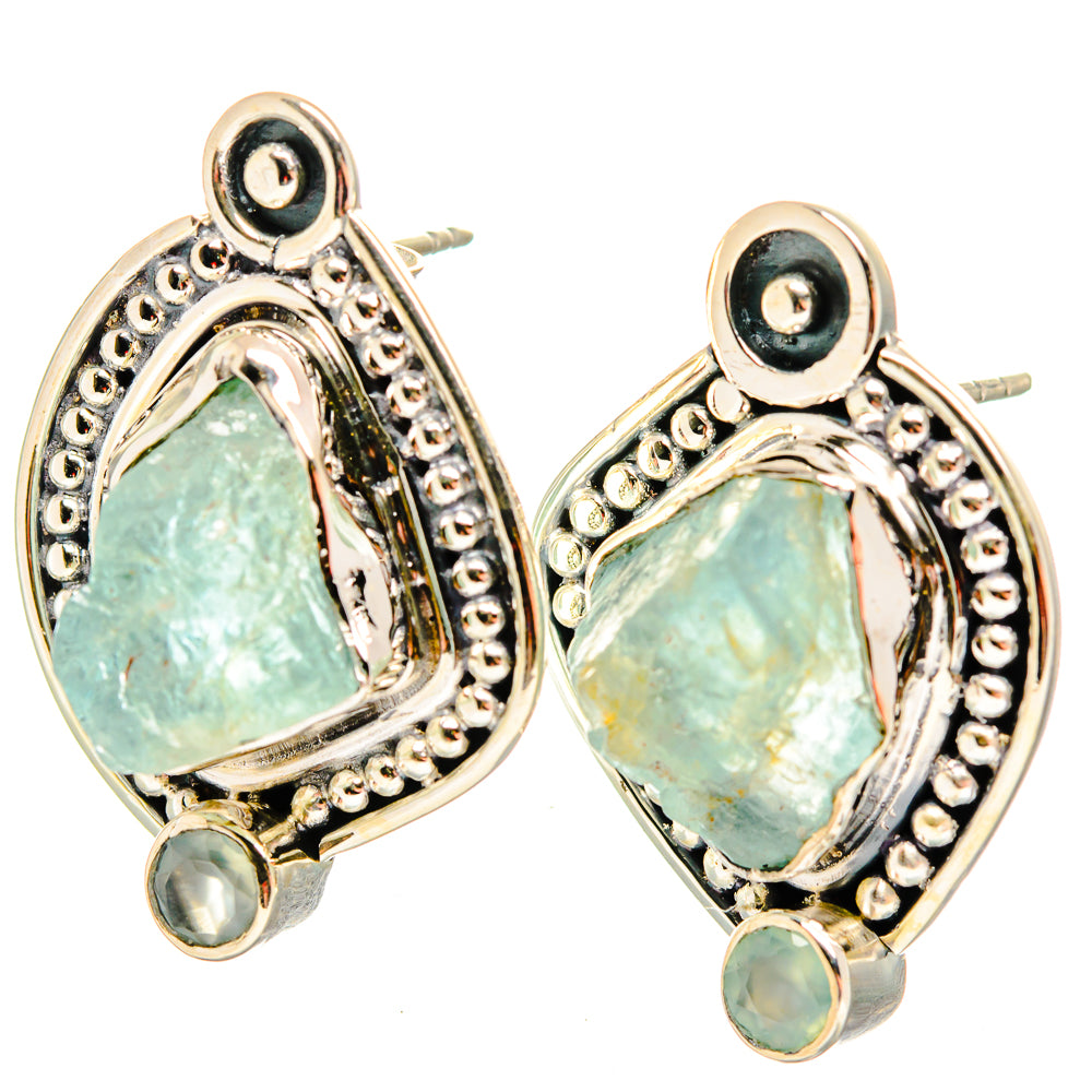 Aquamarine Earrings handcrafted by Ana Silver Co - EARR420056