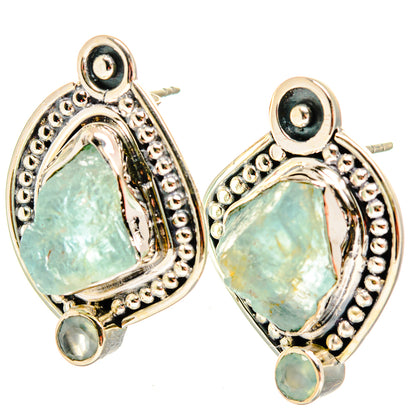 Aquamarine Earrings handcrafted by Ana Silver Co - EARR420056